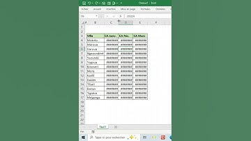 Ajuster la largeur des colonnes sur Excel #excel #formationexcel