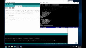 Arduino SDCard file manager sketch with ZModem