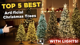 TOP 5 Best Artificial Christmas Trees with Llights 2026 | Your Perfect Pre-Lit Tree Awaits