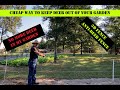 Cheap way to keep Deer out of your Gardens / ANTI-DEER 3D STRINGE FENCE
