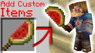 How to ADD Custom Items to Minecraft in 1.19.3+ Datapack Tutorial