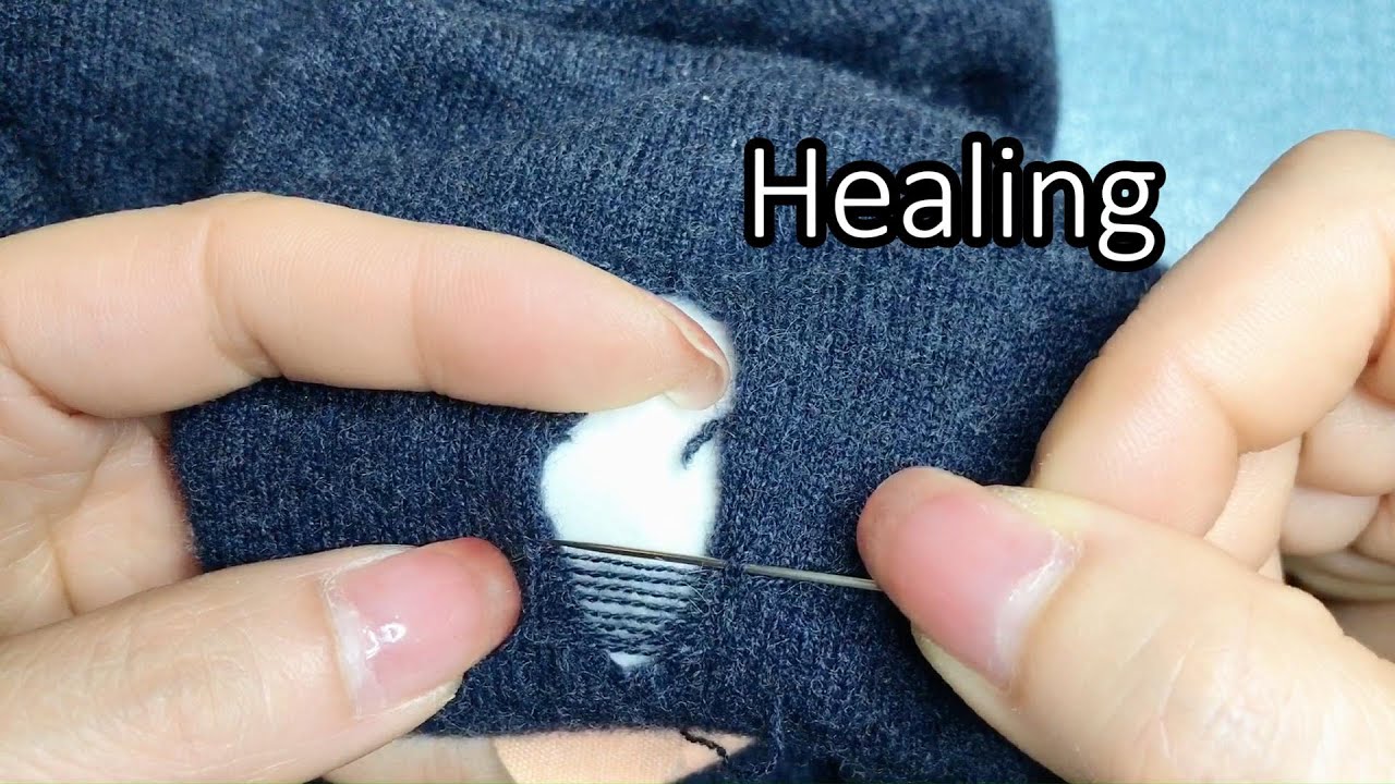 The Art of Mending: Healing a Large Hole in a Wool Sweater