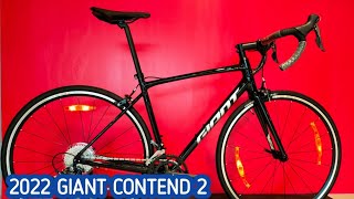 2022 GIANT CONTEND 2 MEDIUM BLACK + 