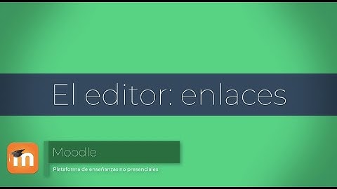 Moodle Andalucía: crear enlaces con el editor