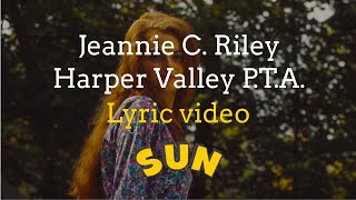 Jeannie C. Riley - Harper Valley P.T.A. with Lyrics chords