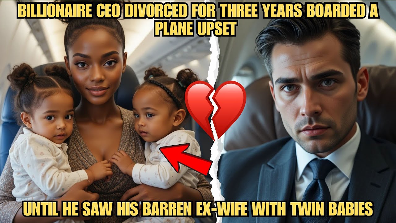 Billionaire CEO Divorced For 3 Years Boarded a Plane UPSET—Until He Saw His BARREN Ex-Wife with...
