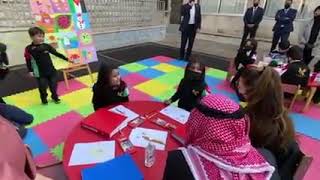 زيارة جلالة الملك عبدالله الثاني والملكة رانيا العبدالله إلى مؤسسة الحسين الاجتماعية لرعاية الأيتام