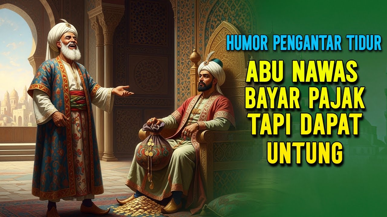 ABU NAWAS BAYAR PAJAK BESAR... TAPI UNTUNG BESAR || KISAH ABU NAWAS PENGATAR TIDUR
