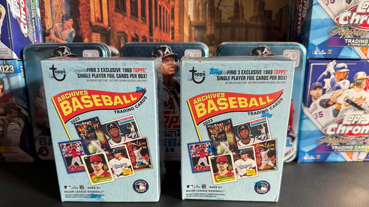 2023 Topps Archives Blasters From The MLB Store In NYC That I Got With 2023 topps archives blasters from the mlb store in nyc that i got with