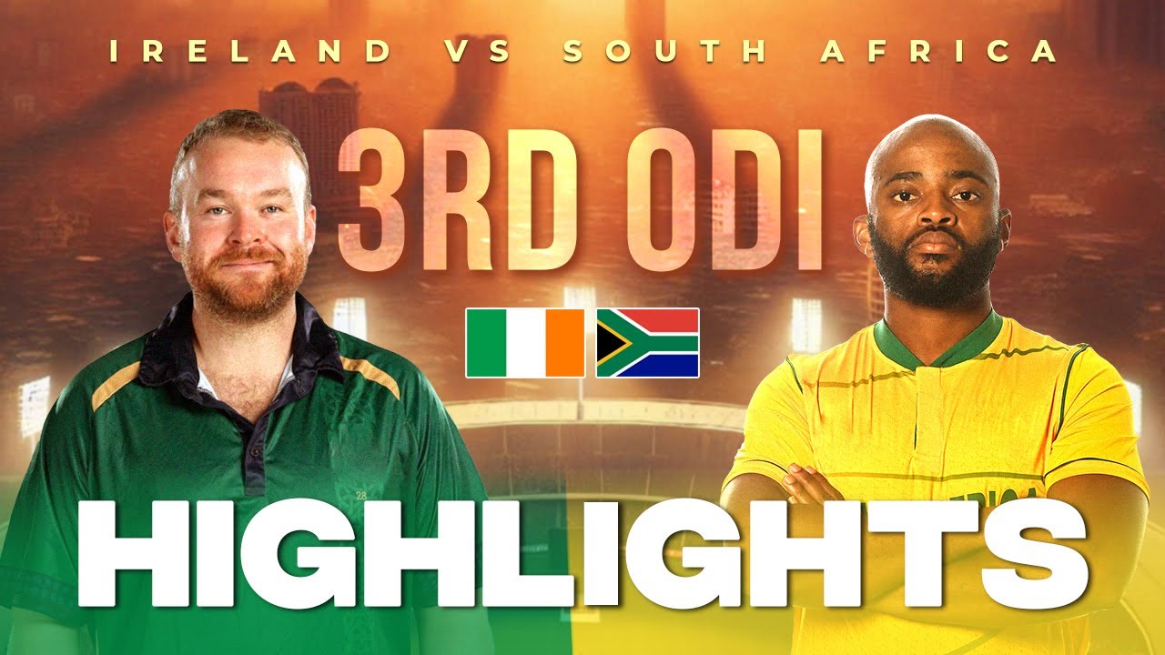 Ireland vs South Africa 3rd ODI Full Highlights tapmad YouTube