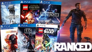 Ranking EVERY Modern Star Wars Game From WORST TO BEST (Top 7 Games Including Jedi Survivor)