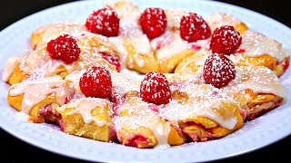 Raspberry Cream Cheese Crescent: Easy but Decadent!