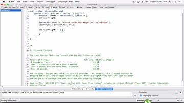 3.9. Shipping Charges - Java