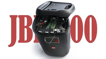 Partybox 100 repair/disassembly - water damage? battery? 🛠️🔋