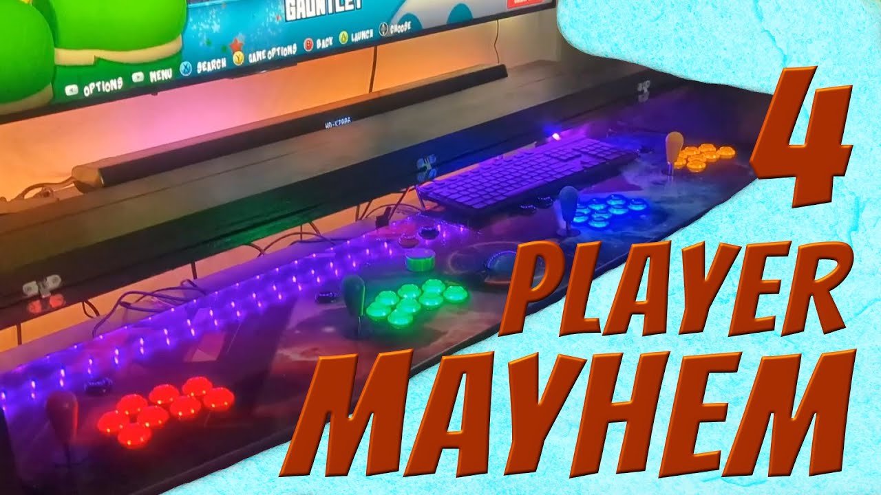 Custom 4 Player Home Arcade