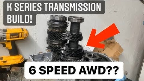 HOW TO 6 SPEED AWD K SERIES TRANSMISSION!