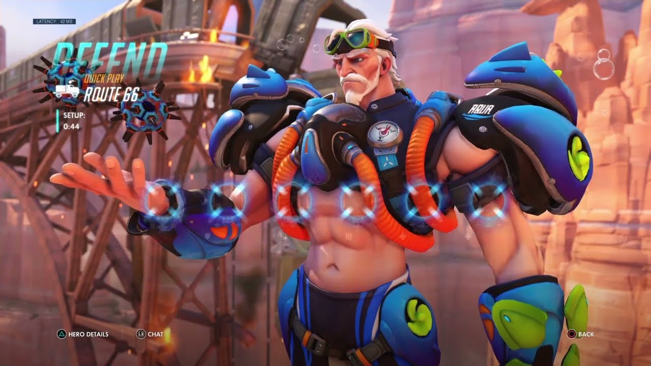 Overwatch: Sigma's new skin gameplay  (Summer event)