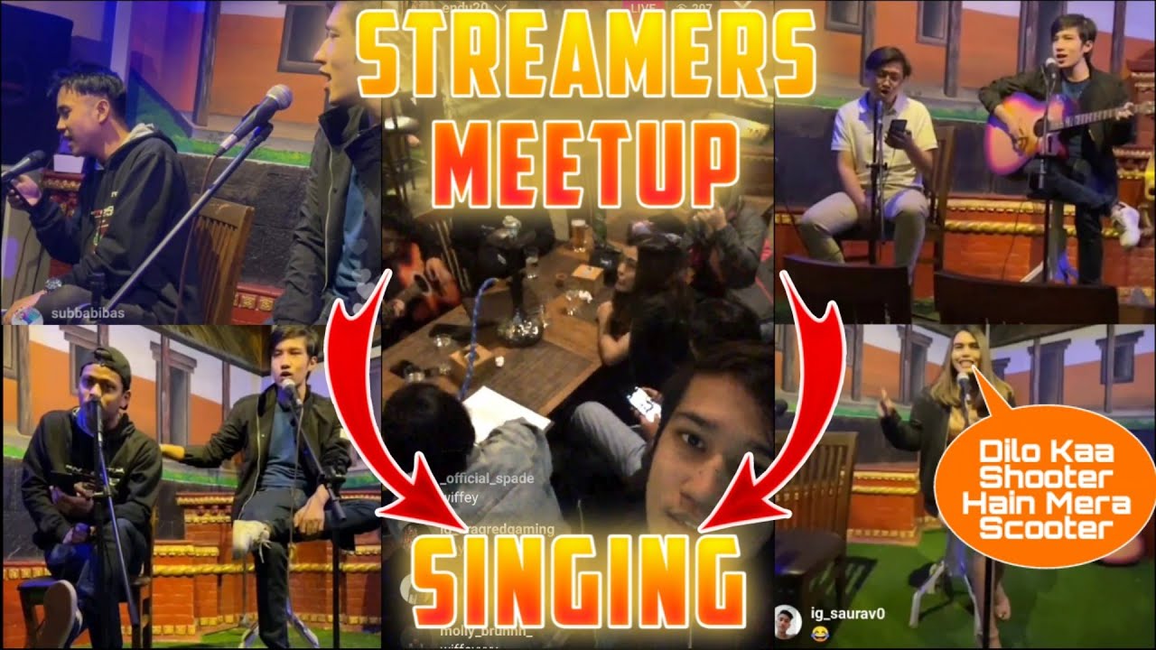 NEPALI STREAMERS MEETUP & SINGING 🥰 || FT. Hyozu Nero Indu Malla Snipe Wiffeyy Mirac 🤗 - GAURABYT ||