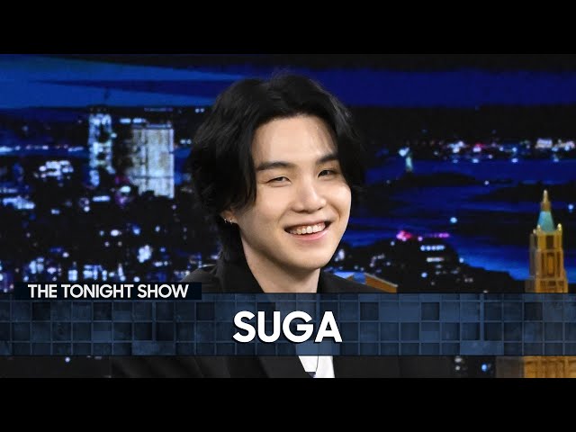 SUGA Spills on His Album D-DAY and Attempts to Play the Haegeum | The Tonight Show class=