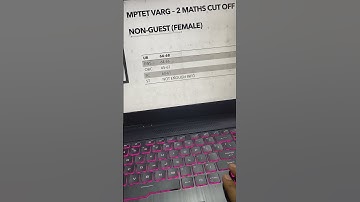 MPTET VARG 2 Maths Genuine  CUT-OFF  expected cut-off
