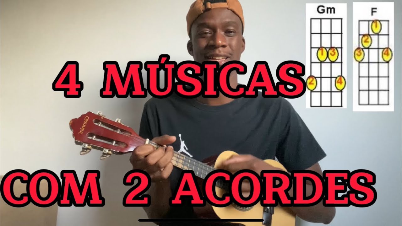 4 Músicas Fáceis Simplificadas com 2 Acordes - Aula de cavaquinho