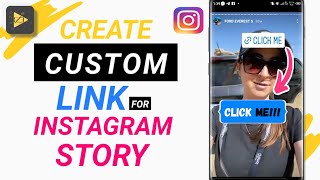how to Create CUSTOM LINK Sticker for Instagram Stories screenshot 1