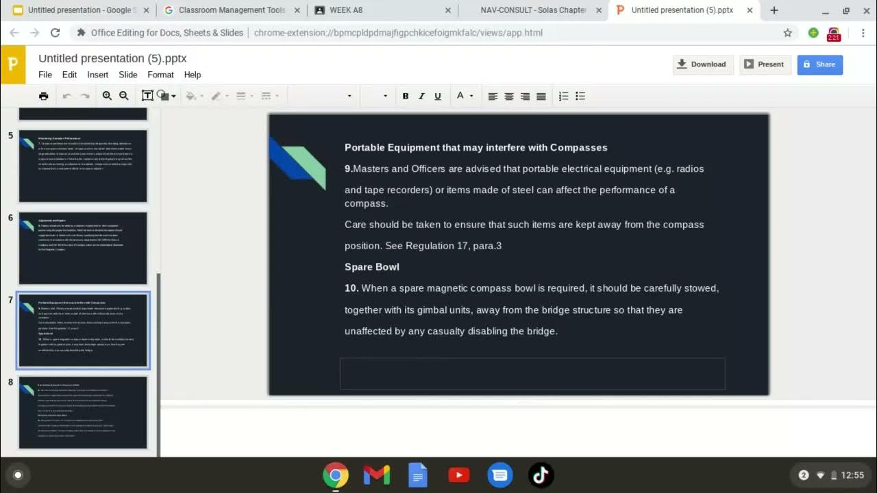 Requirements for compass in relation to compass error YouTube