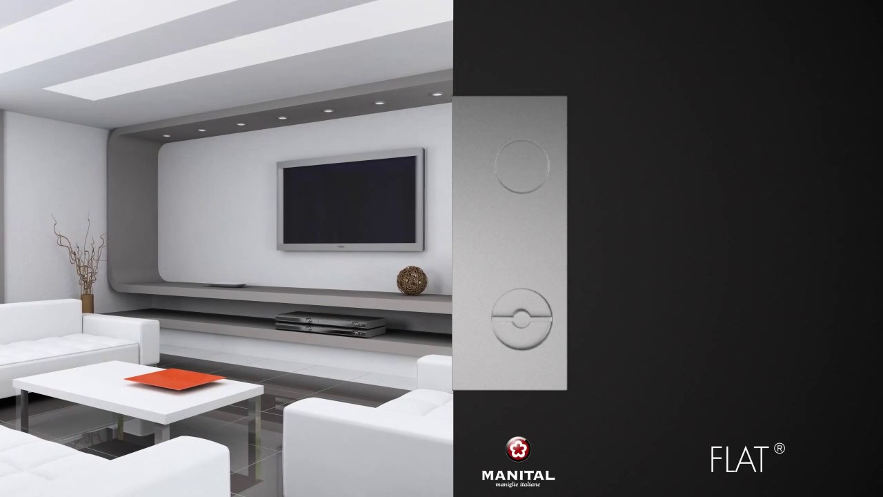 Maniglia per porta scorrevole Flat Manital - Manigliedesign.com