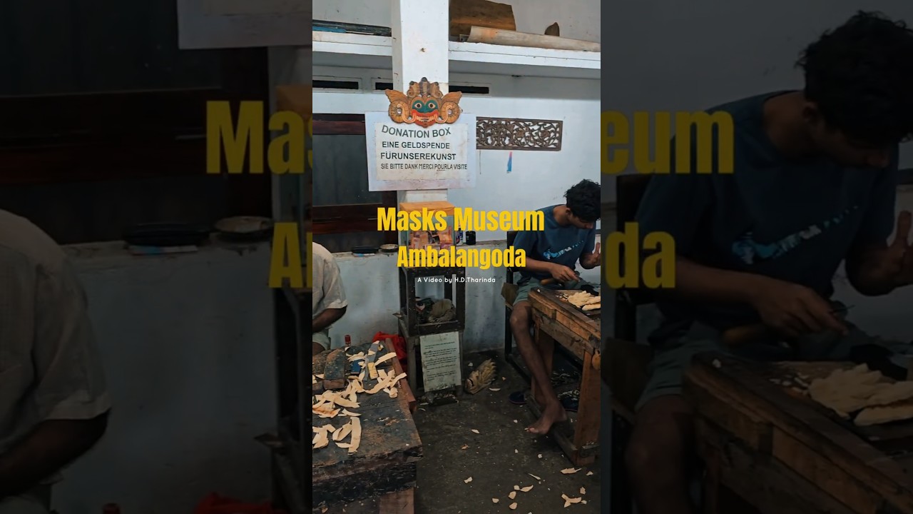 Sri Lanka Traditional Masks Making Process 🇱🇰 