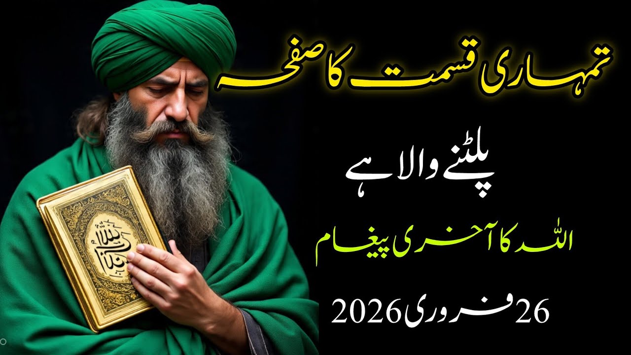 Your destiny is about to change ....Listen To Allah Tala