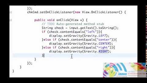 Lap trinh Android App   29   Set Gravity within Java