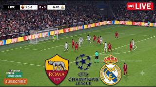 en direct : Roma vs Real Madrid | 15 octobre 2026 | eFootball PES 2021 – Match complet