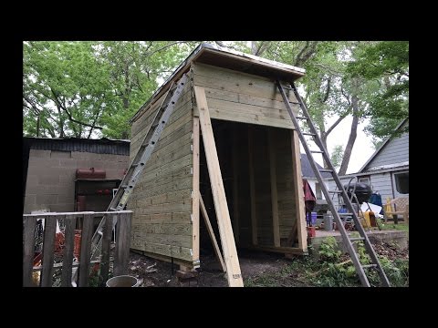 DIY Shed in 4 Days Without Plans: complete build