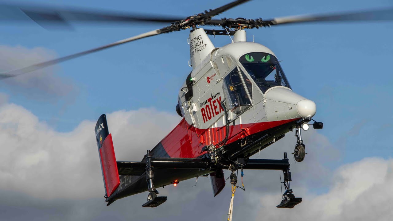 Rotex Helicopter | Helilogging mit Kman K-Max K1200 | HB-ZPO