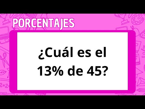 APRENDE A SACAR PORCENTAJES