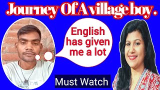 Inspirational story ofa village boy for biggners|@englishwithvillagevlog5306 #conversation#english