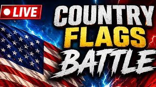 Country Flags Battle Live | Different Different Countries flags win the game 🎯