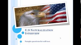 Câu hỏi giao tiếp trong đơn thi quốc tịch Mỹ, (Tự kiểm tra - Self-test)