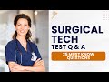 NCCT Surgical Tech Test Questions and Answers with Explanations 25 Must Know Questions