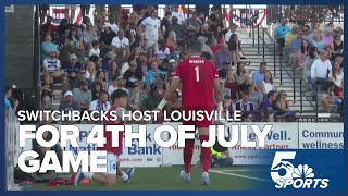 The Switchbacks hosted USL's top-seeded Louisville City for the 4th of July game