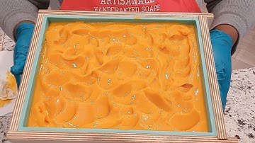 MAKING COLD PROCESSED CARROT SOAP