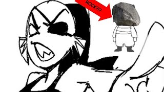 Frisk is a.. Rock? - Undertale Animation dub Ft. @jazzebee