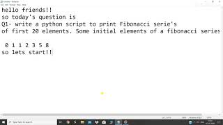 PROGRAM TO PRINT FIBONACCI SERIES | PYTHON PROGRAMMING | ANACONDA PYTHON | #ABHINAV RANA