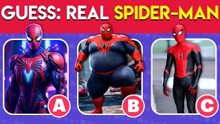 GUESS THE REAL SUPERHERO🤯🤔 | Only True Fans Will Guess Right😎 | Marvel & DC Superhero Quiz