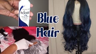 My Hair is BLUE !!!  ft Sunber Hair