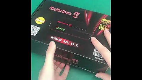 Original Hellobox 8 Dvb s2 S2x T2 H 265 Built in Wifi Auto Biss Key Powervu Am Mgcam Satellite Recei