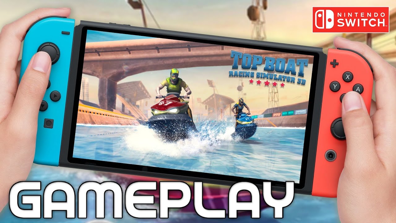 Top Boat Racing Simulator 3D Nintendo Switch Gameplay 