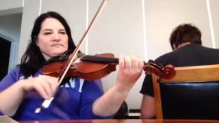 Video thumbnail of "Day 34 - Pearl's Swing - Patti Kusturok's 365 Days of Fiddle Tunes"