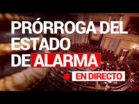 #DIRECTO 🔴PLENO del CONGRESO sobre la PRÓRROGA del ESTADO DE ALARMA | RTVE Noticias