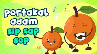 Portakal Adam Şip Şap Şop - Eğlenceli Danslı Çocuk Şarkısı Resimi
